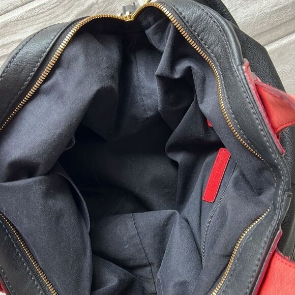 Givenchy Nightingale Bag Black With Red Handles - Picture 5 of 10